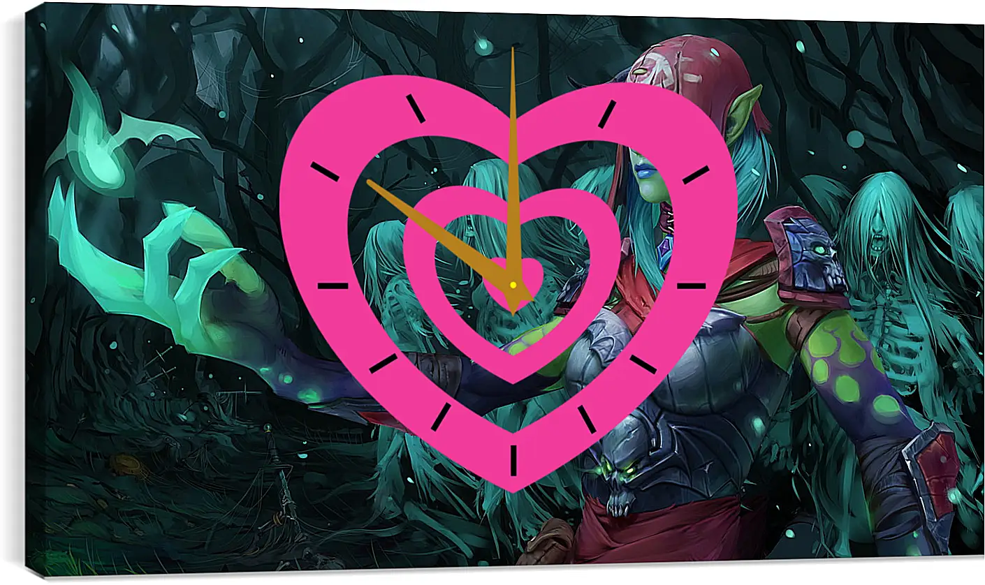 Часы картина - DotA