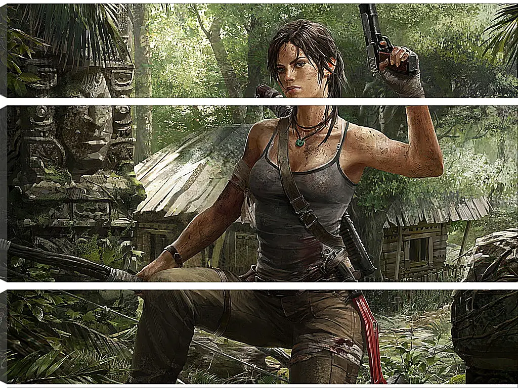 Модульная картина - Tomb Raider