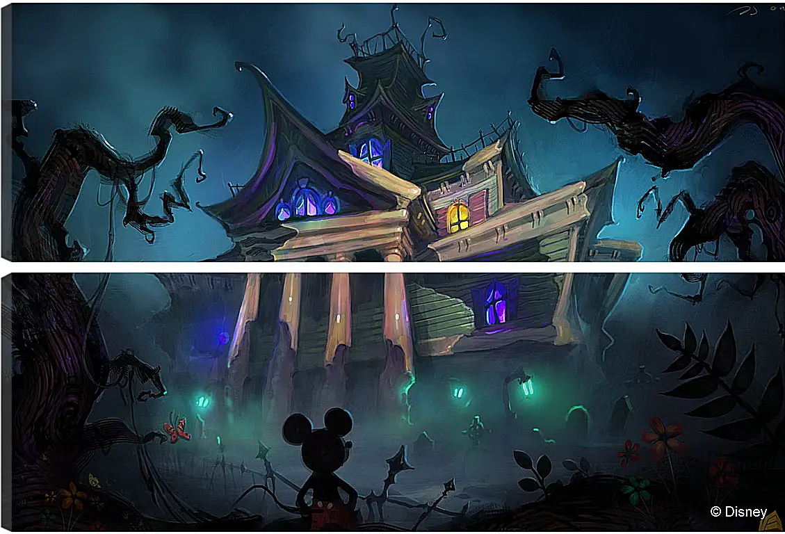 Модульная картина - Epic Mickey
