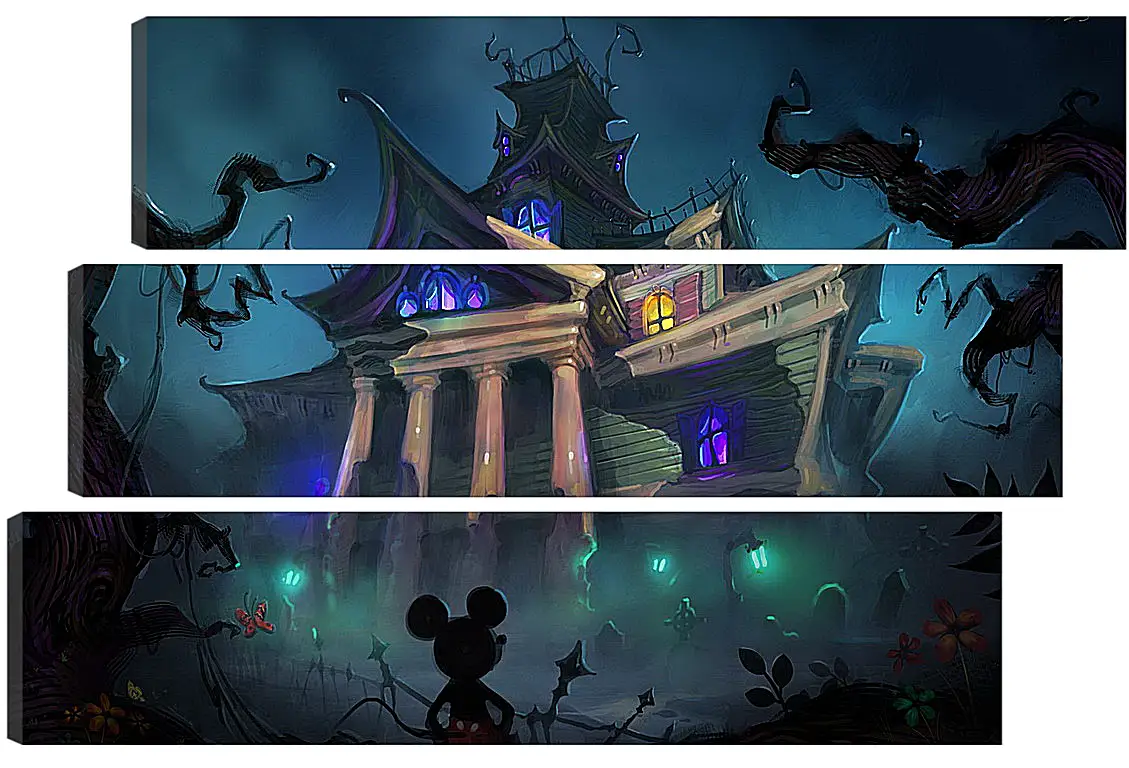 Модульная картина - Epic Mickey
