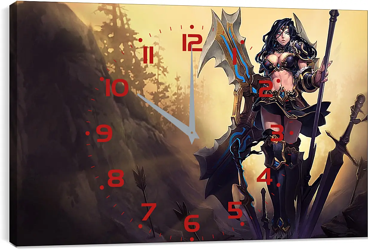 Часы картина - League Of Legends
