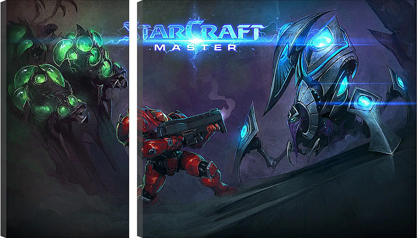 Модульная картина - Starcraft
