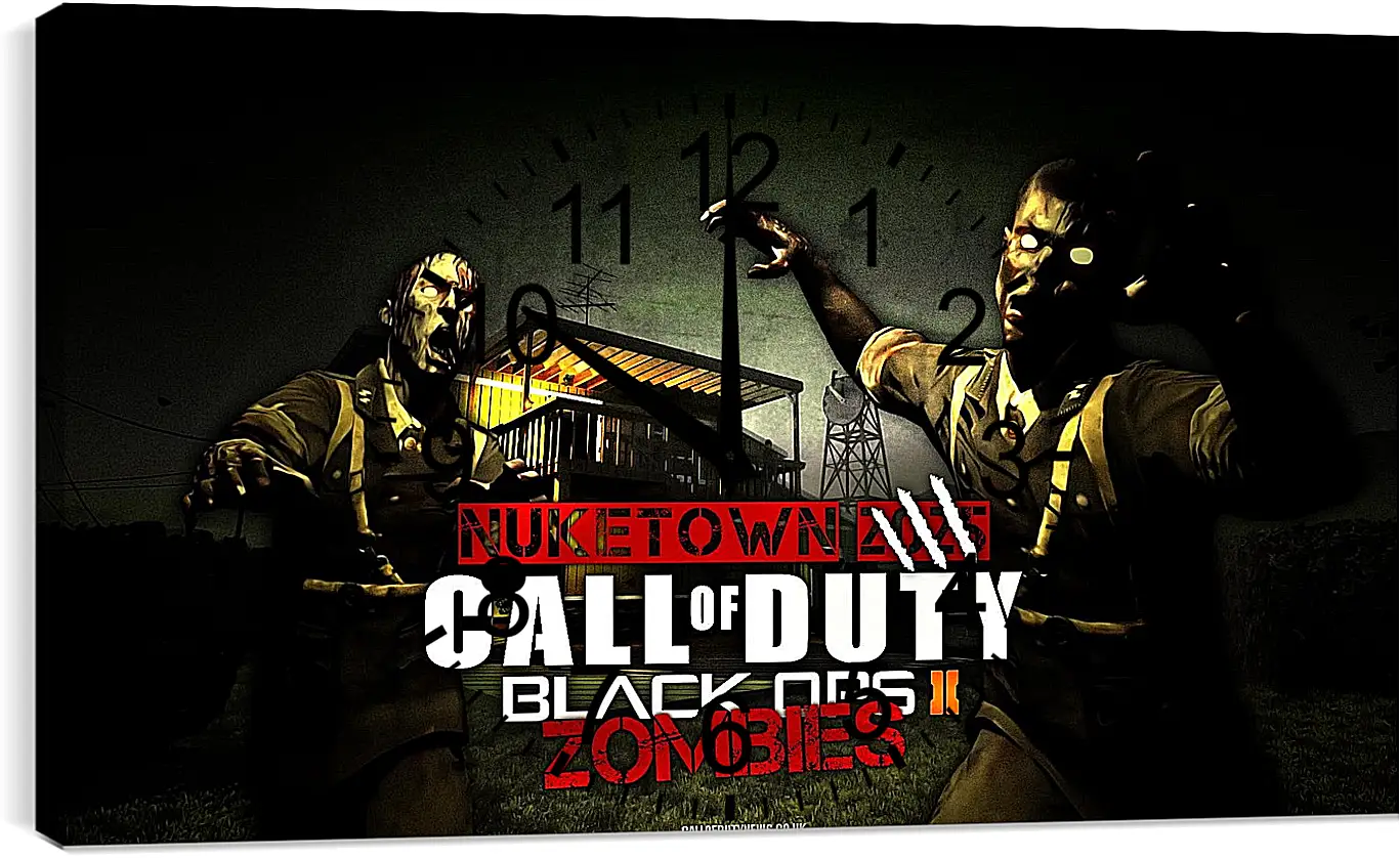 Часы картина - Call Of Duty: Black Ops II