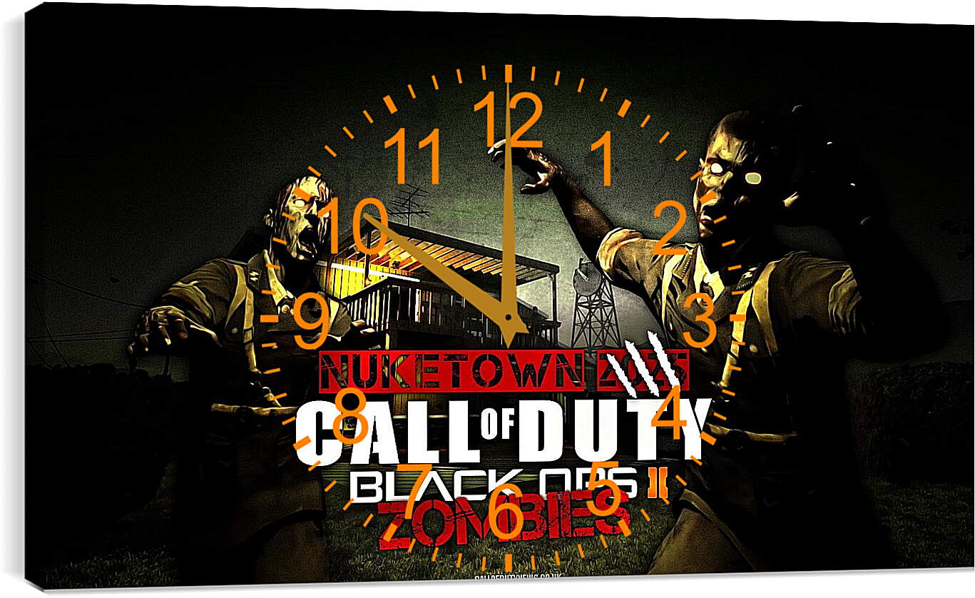 Часы картина - Call Of Duty: Black Ops II