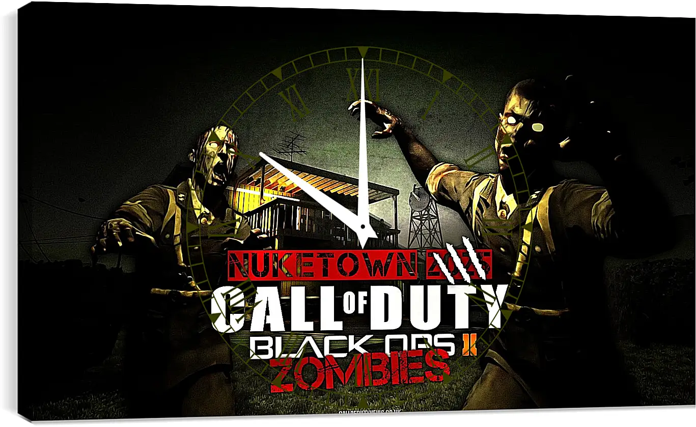 Часы картина - Call Of Duty: Black Ops II