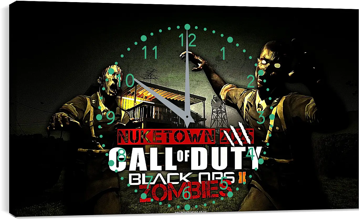 Часы картина - Call Of Duty: Black Ops II