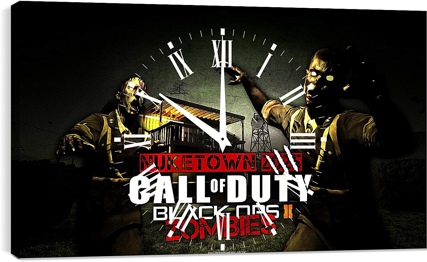 Часы картина - Call Of Duty: Black Ops II