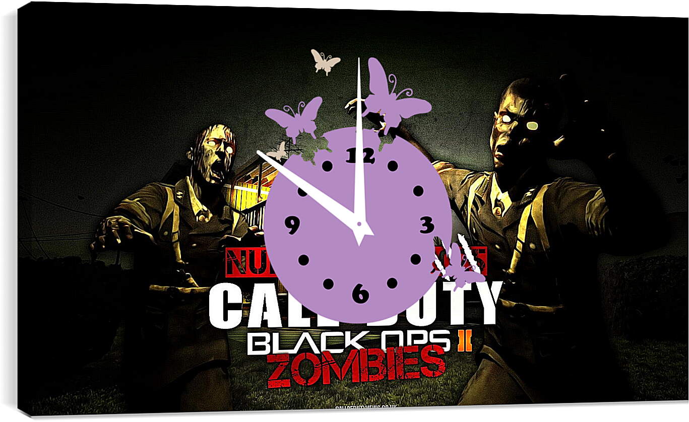 Часы картина - Call Of Duty: Black Ops II