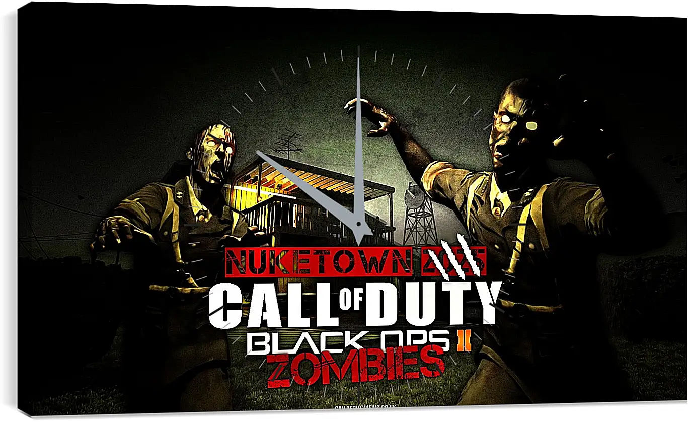 Часы картина - Call Of Duty: Black Ops II