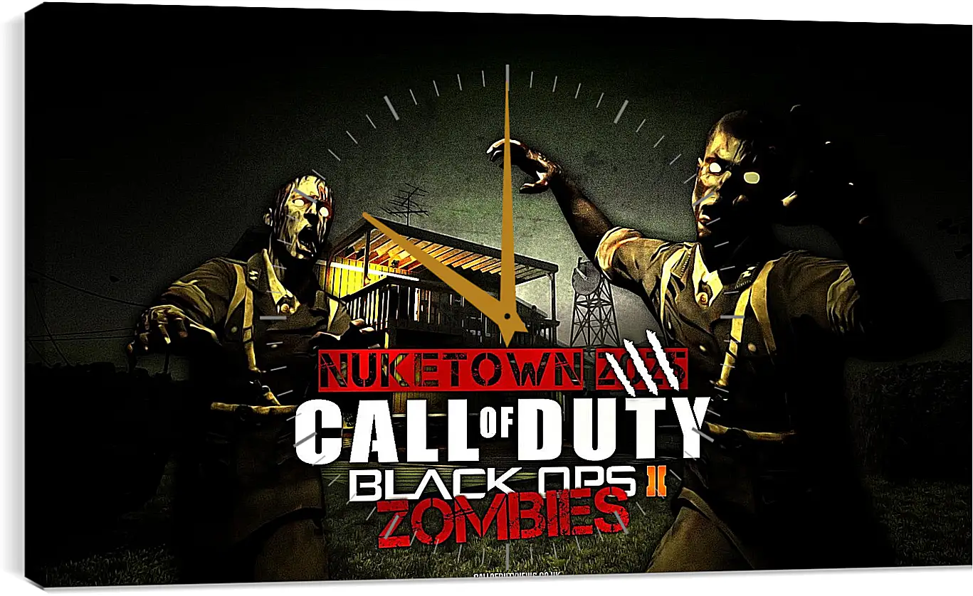 Часы картина - Call Of Duty: Black Ops II