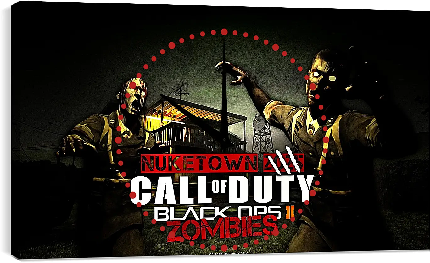 Часы картина - Call Of Duty: Black Ops II