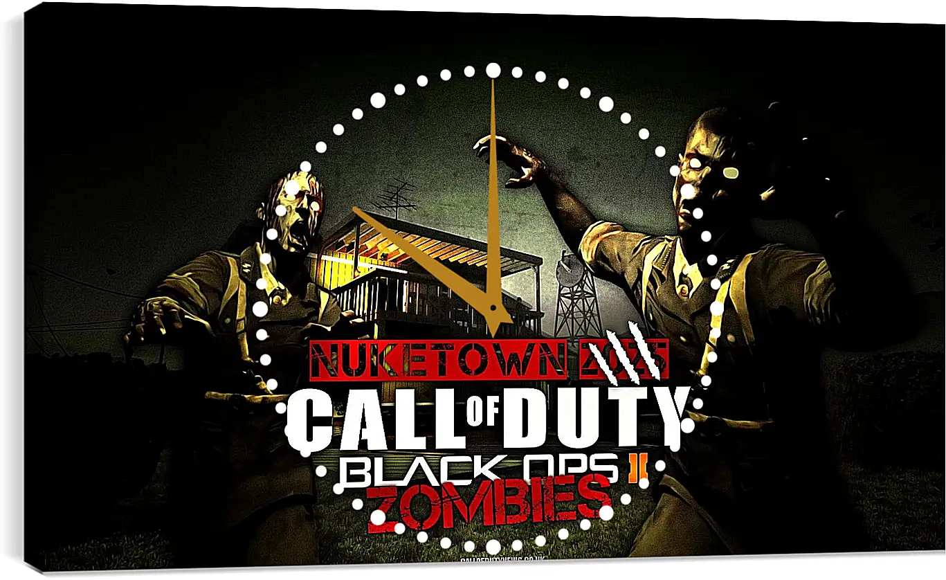 Часы картина - Call Of Duty: Black Ops II