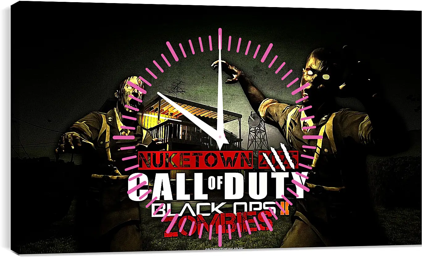 Часы картина - Call Of Duty: Black Ops II