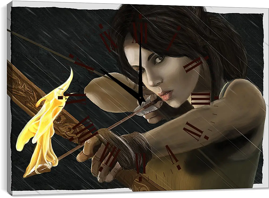 Часы картина - Tomb Raider (2013)