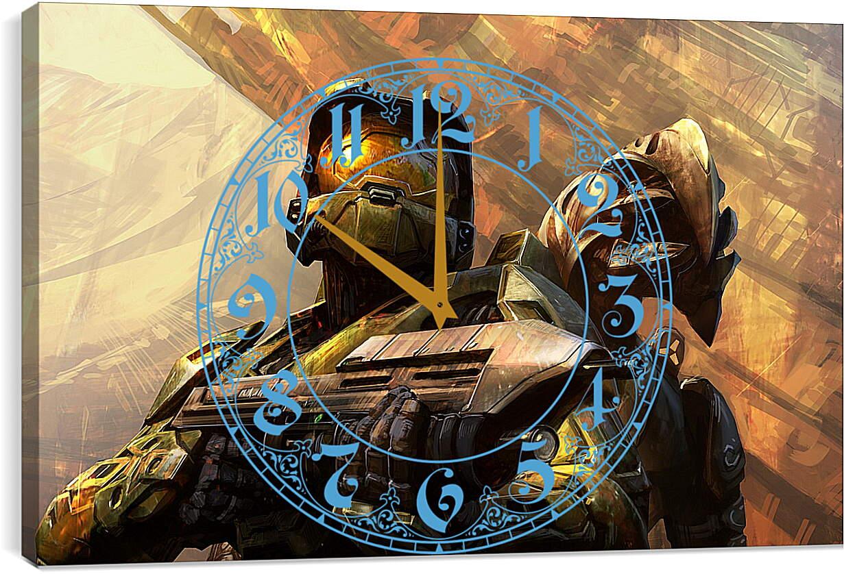 Часы картина - Halo 3