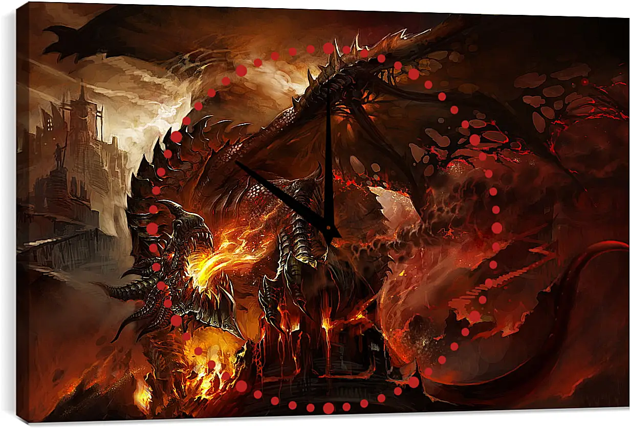 Часы картина - World Of Warcraft