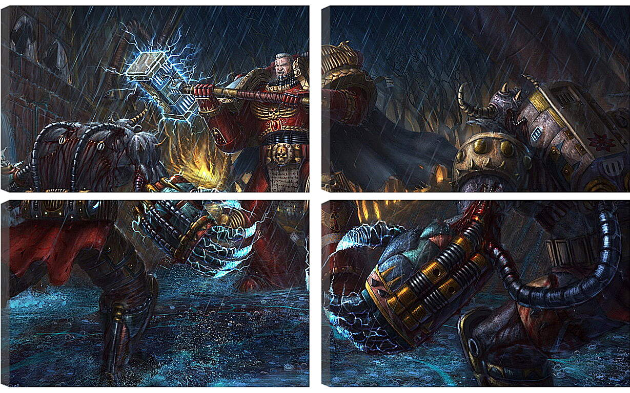 Модульная картина - Warhammer 40K

