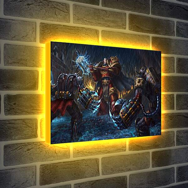 Лайтбокс световая панель - Warhammer 40K
