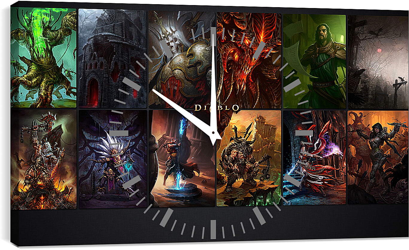 Часы картина - Diablo III