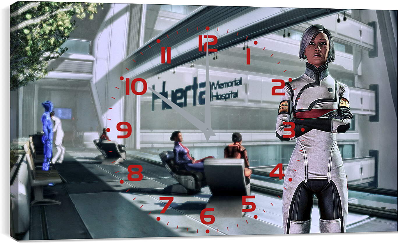 Часы картина - Mass Effect 3