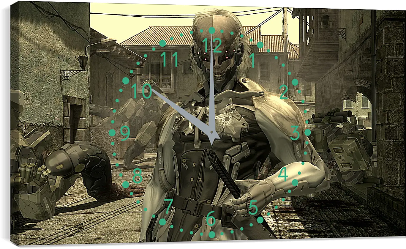 Часы картина - Metal Gear Rising: Revengeance
