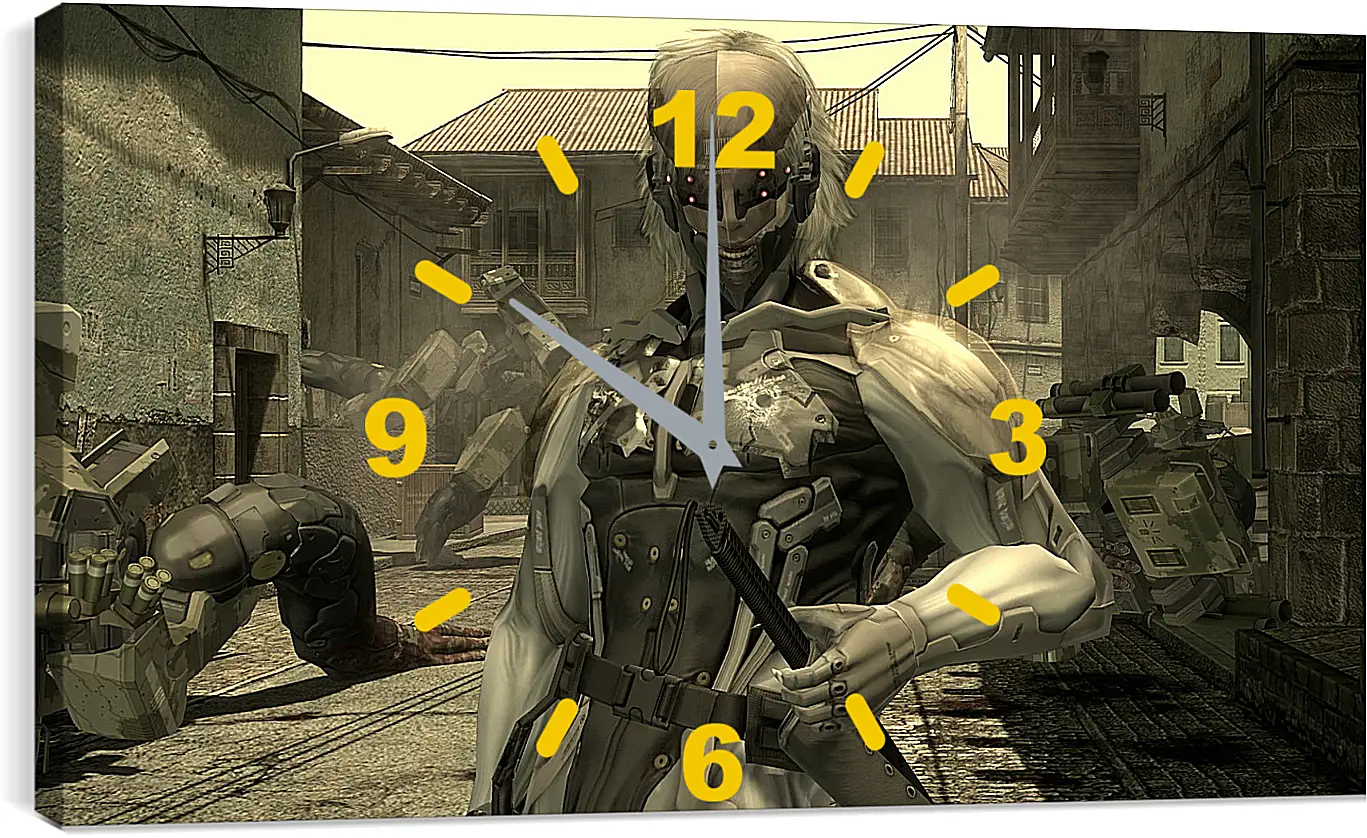 Часы картина - Metal Gear Rising: Revengeance
