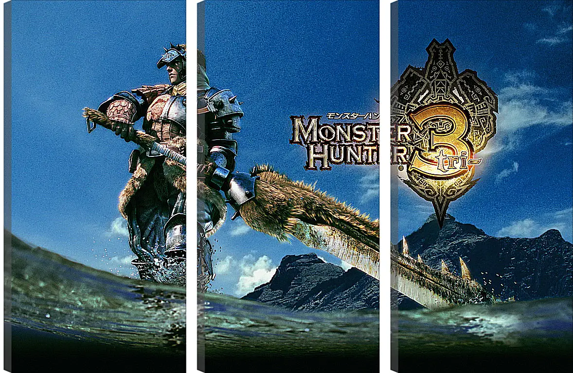 Модульная картина - Monster Hunter 3
