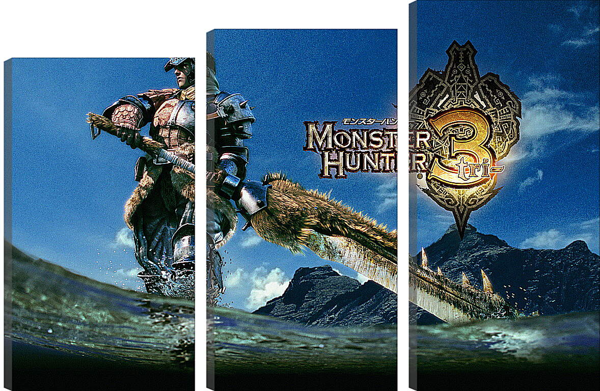 Модульная картина - Monster Hunter 3
