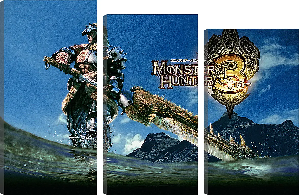 Модульная картина - Monster Hunter 3
