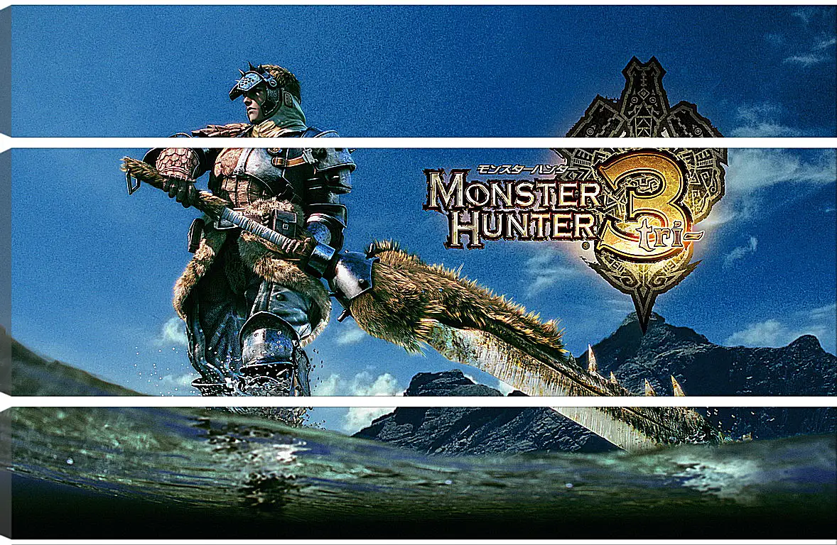 Модульная картина - Monster Hunter 3
