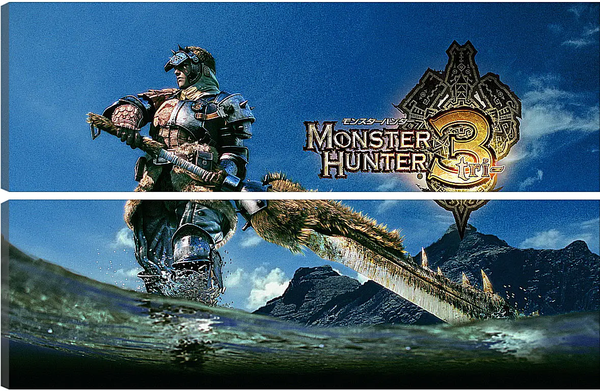 Модульная картина - Monster Hunter 3
