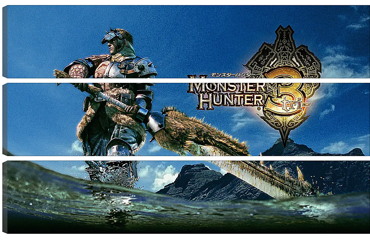 Модульная картина - Monster Hunter 3
