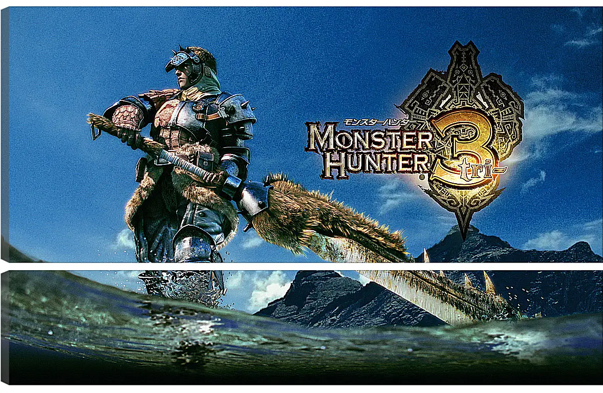 Модульная картина - Monster Hunter 3
