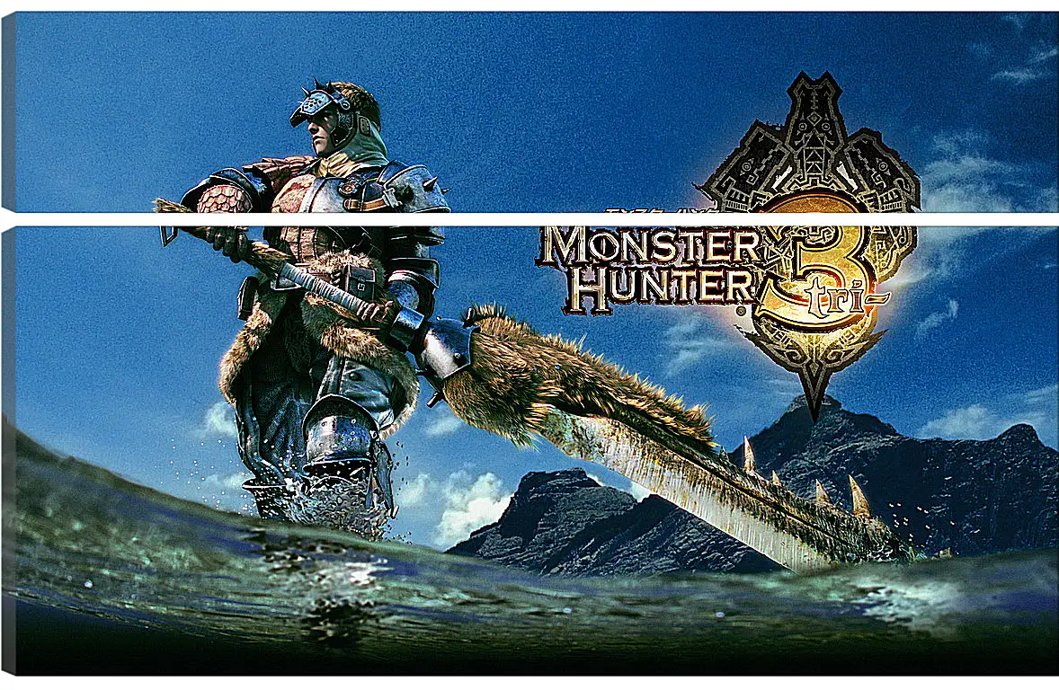 Модульная картина - Monster Hunter 3
