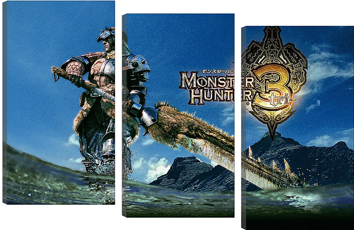 Модульная картина - Monster Hunter 3
