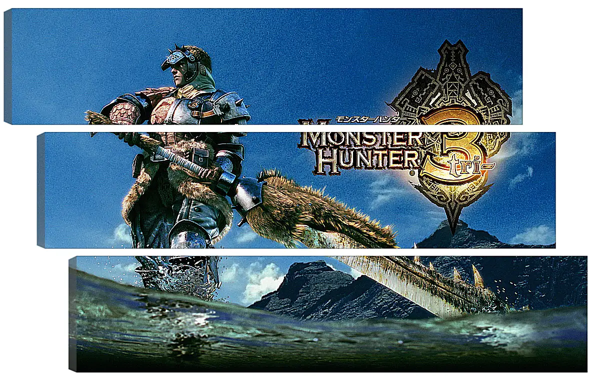 Модульная картина - Monster Hunter 3
