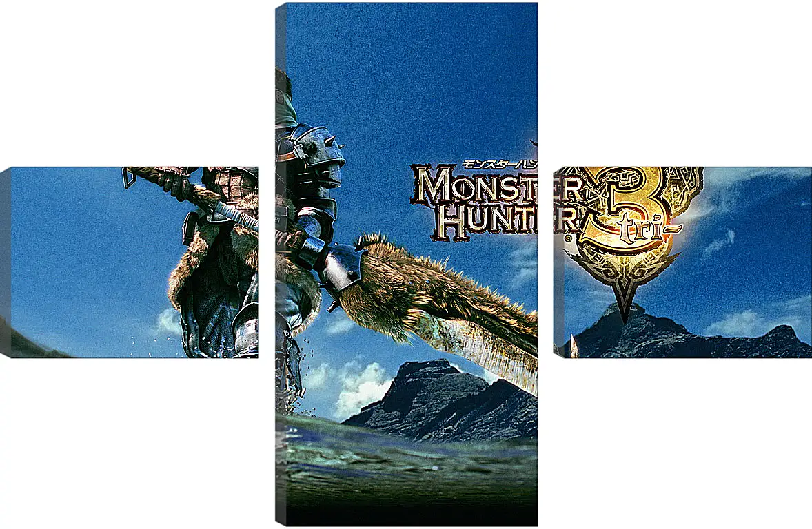 Модульная картина - Monster Hunter 3
