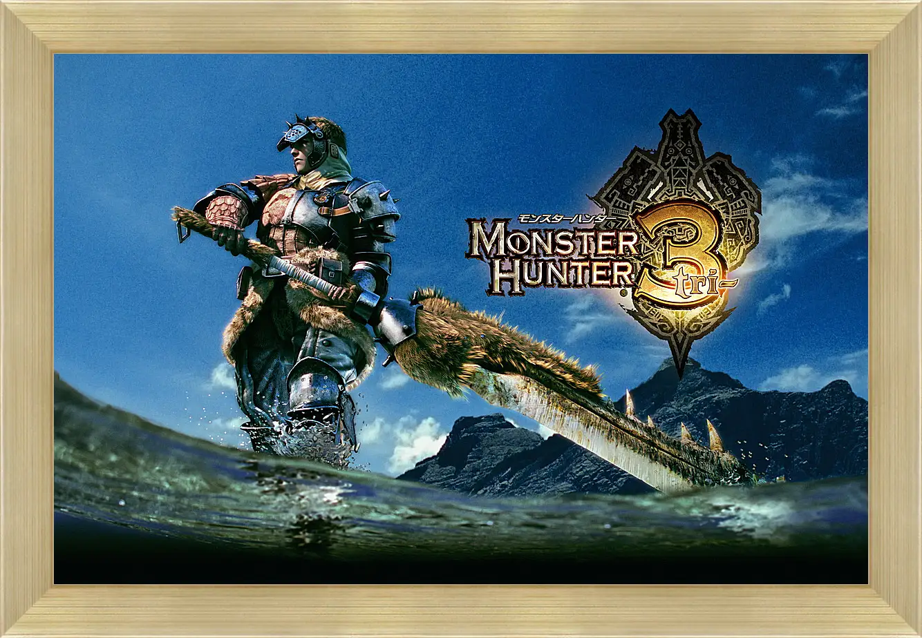 Картина в раме - Monster Hunter 3
