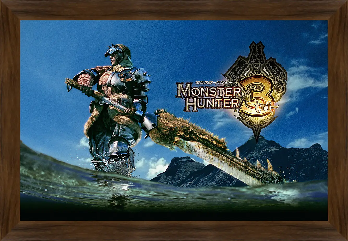 Картина в раме - Monster Hunter 3
