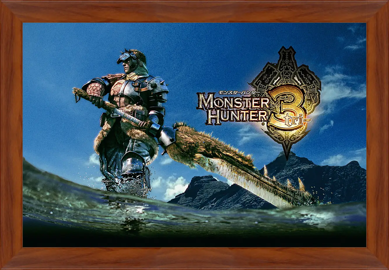 Картина в раме - Monster Hunter 3
