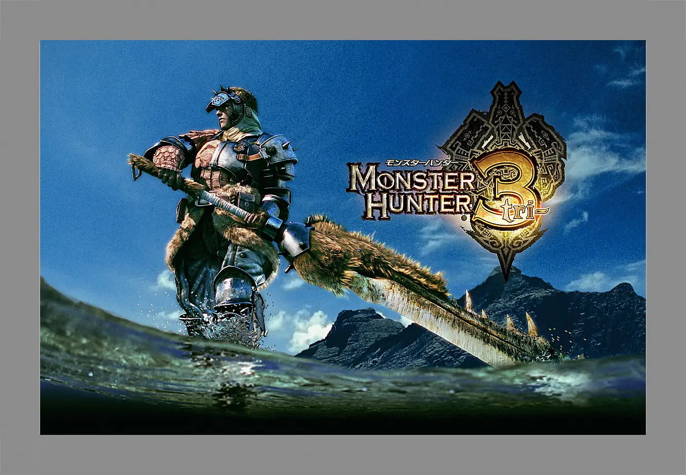 Картина в раме - Monster Hunter 3
