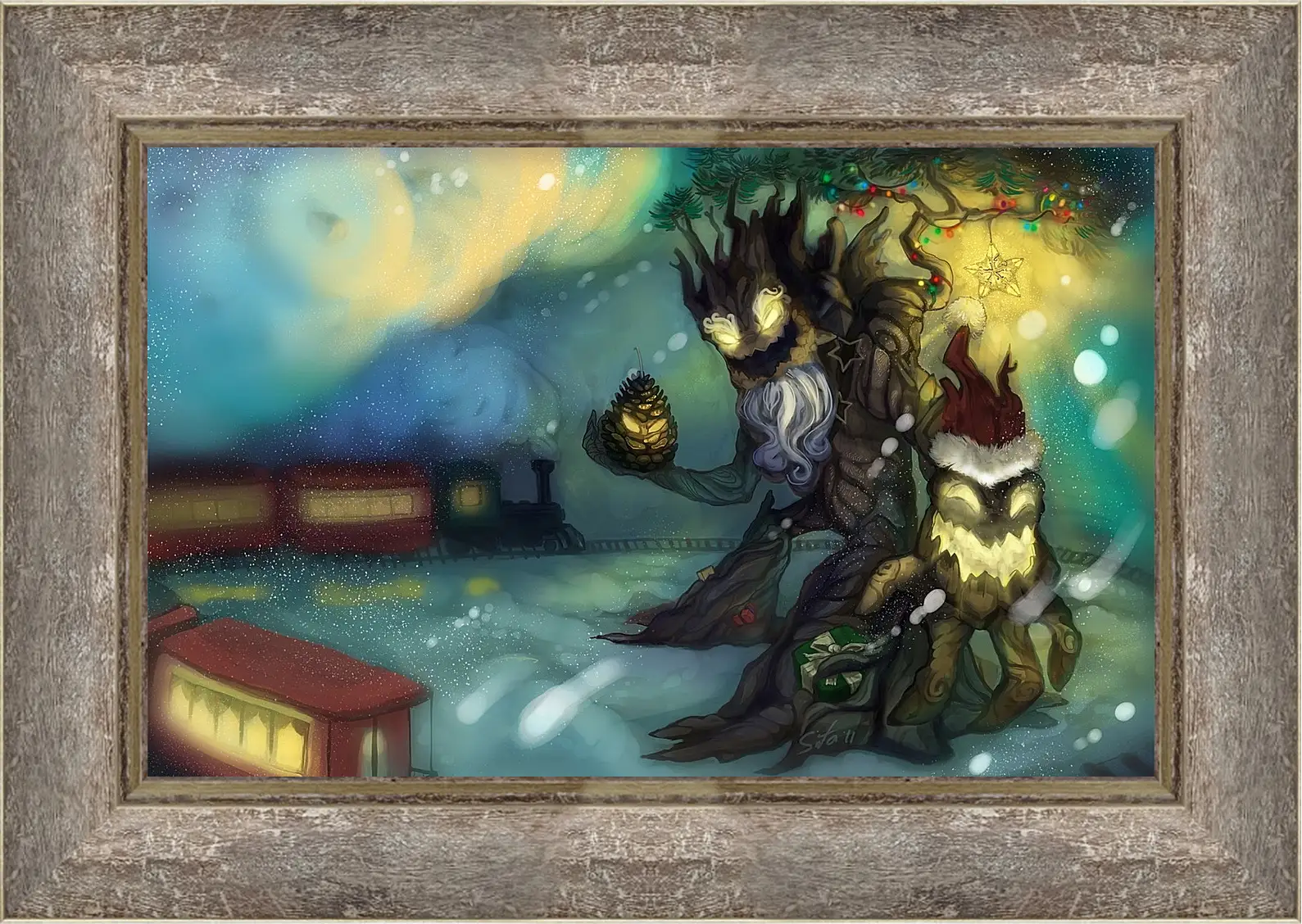 Картина в раме - League Of Legends
