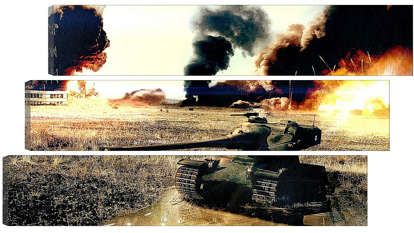 Модульная картина - World Of Tanks