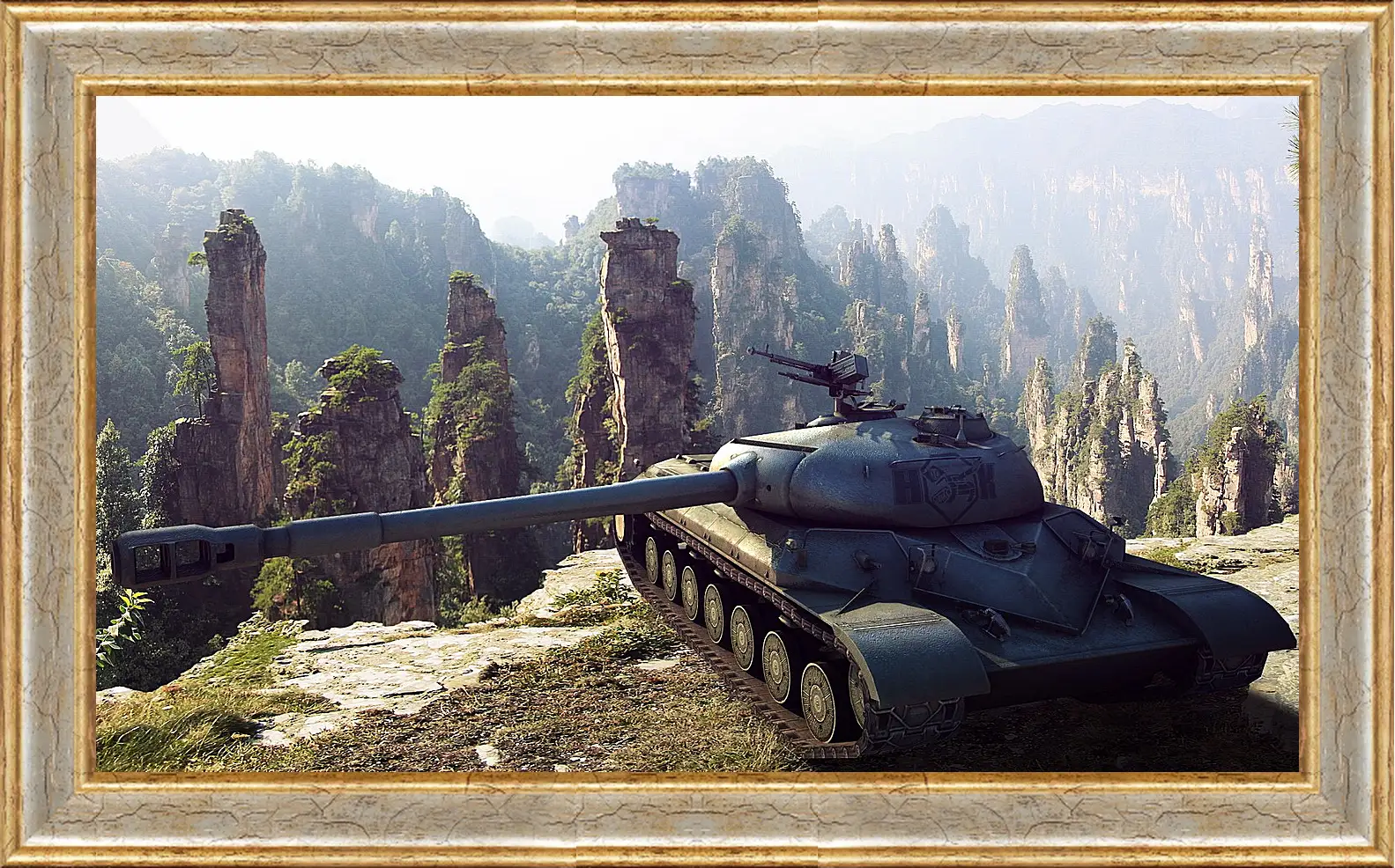 Картина в раме - World Of Tanks