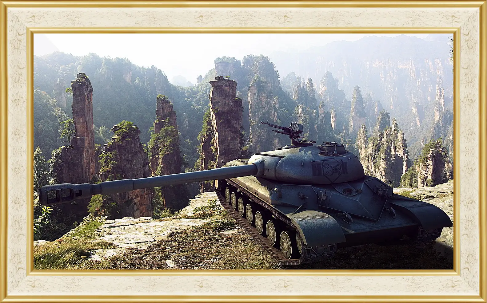 Картина в раме - World Of Tanks