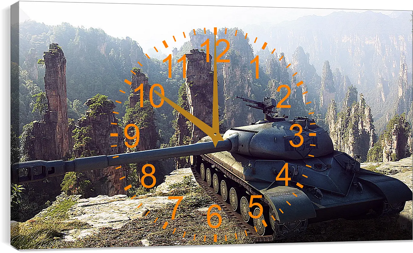 Часы картина - World Of Tanks