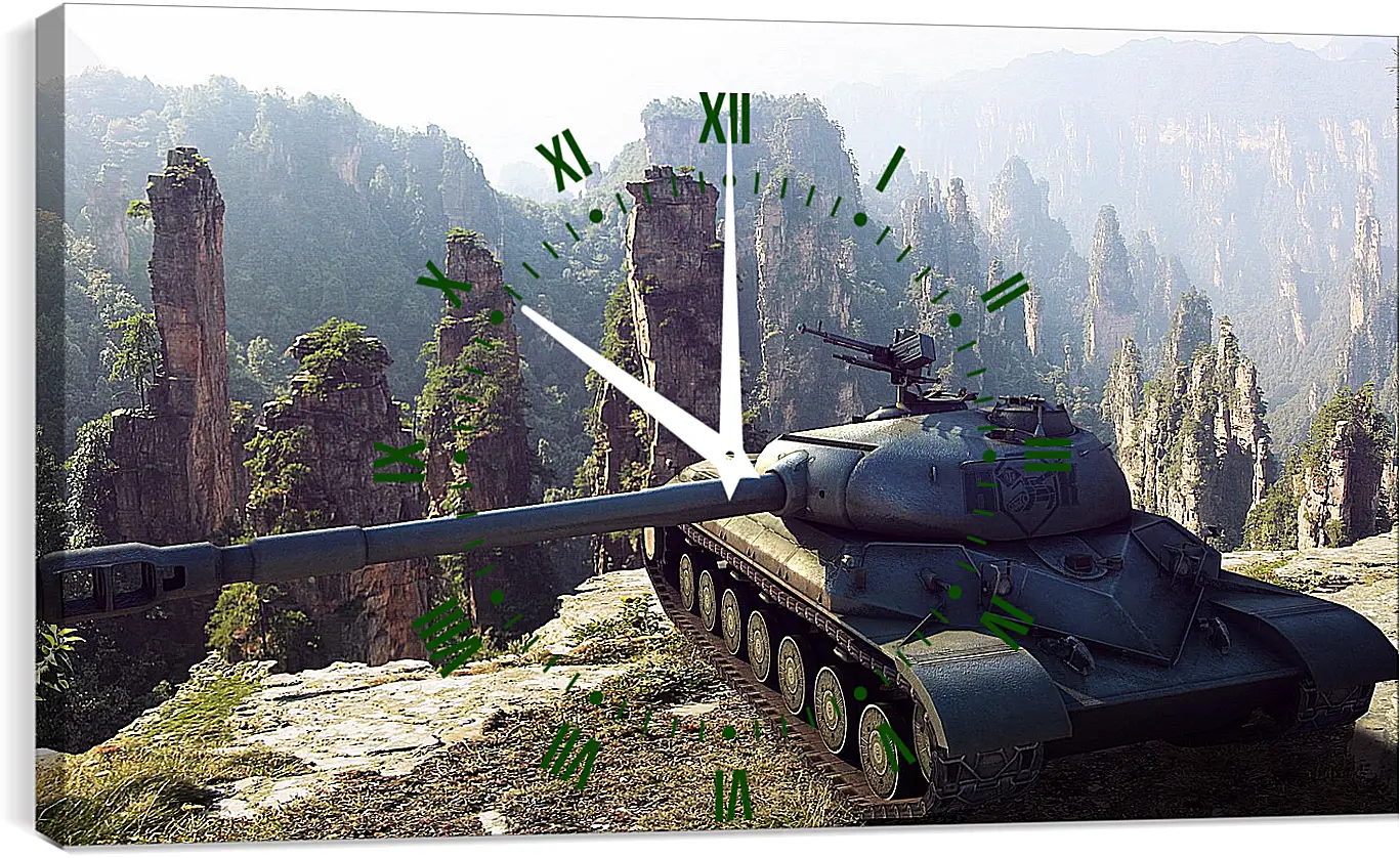 Часы картина - World Of Tanks