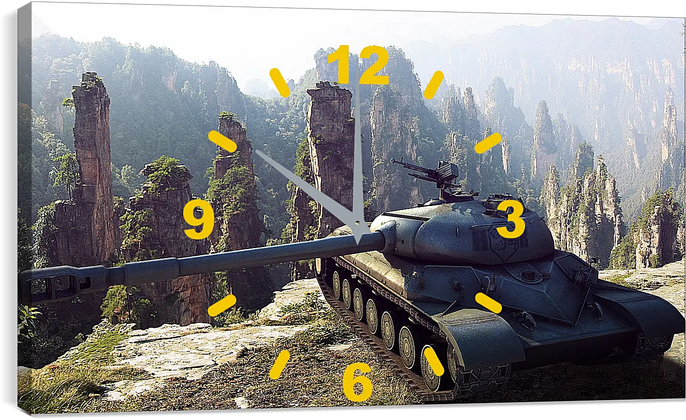 Часы картина - World Of Tanks