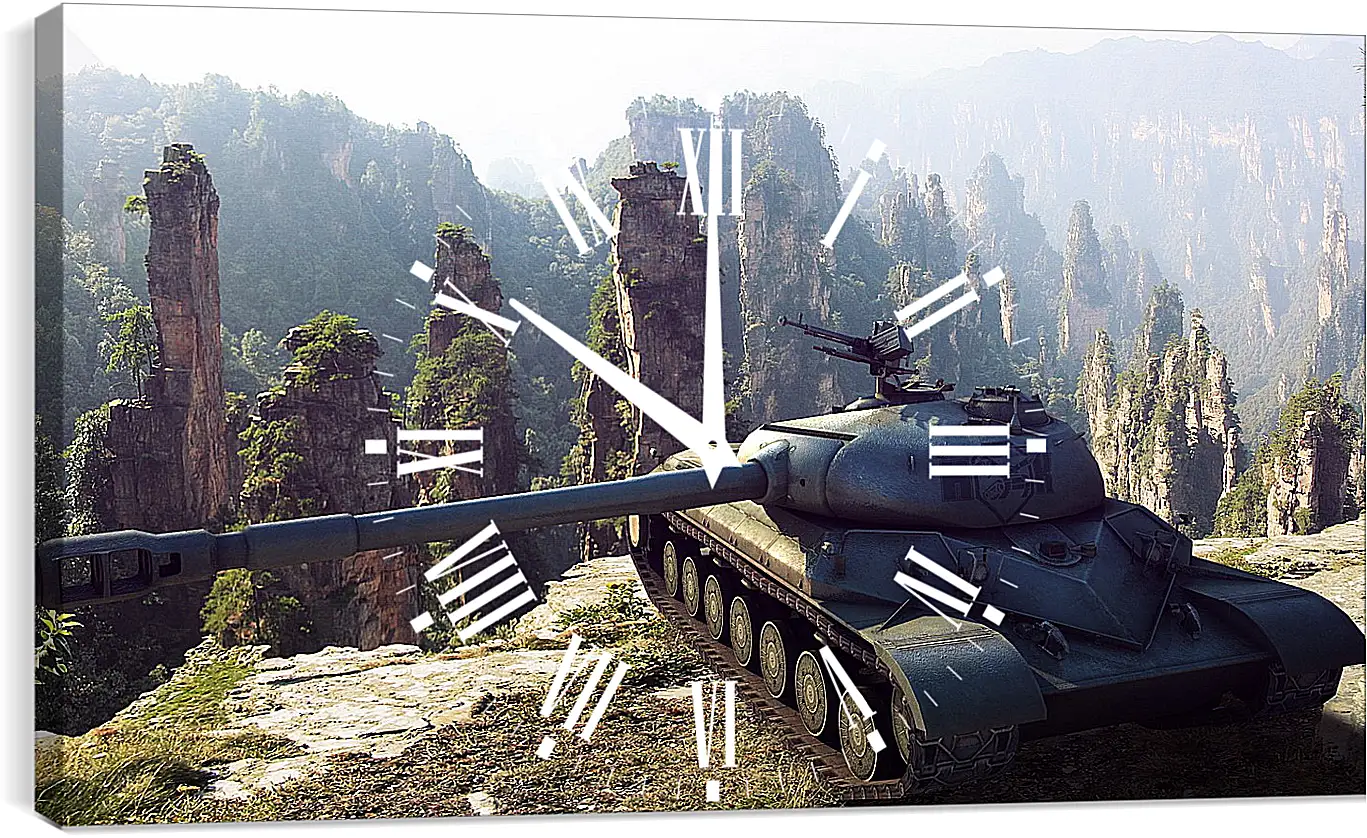 Часы картина - World Of Tanks