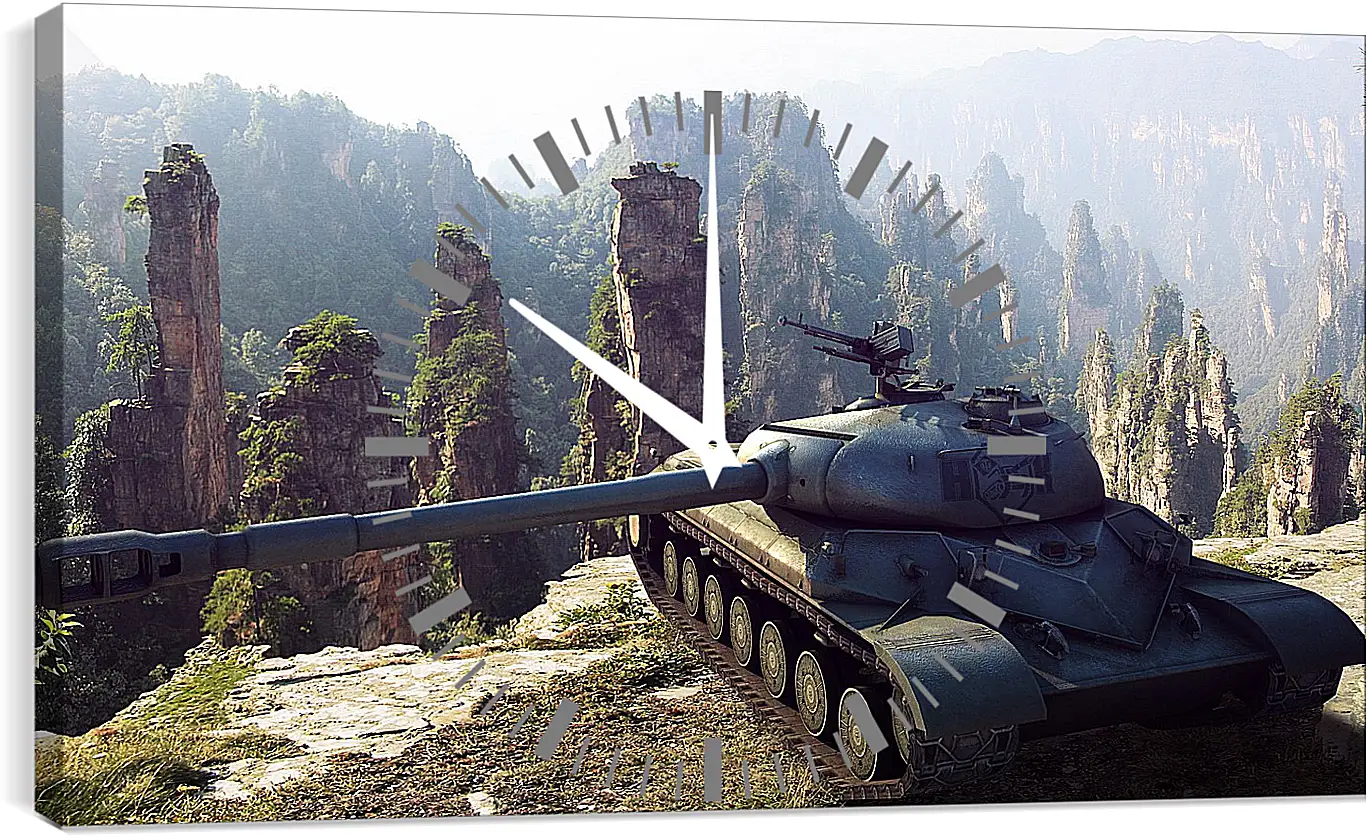 Часы картина - World Of Tanks